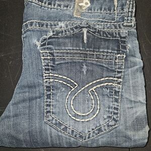 Big Star Men's Bootcut Jeans - Dark Blue